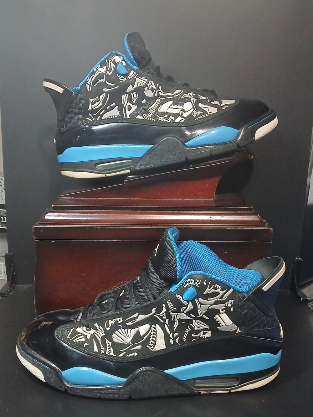 Air Jordan Dub Zero "LASER BLUE" Mens Size-12 -,  RARE!100%AUTHENTIC!
